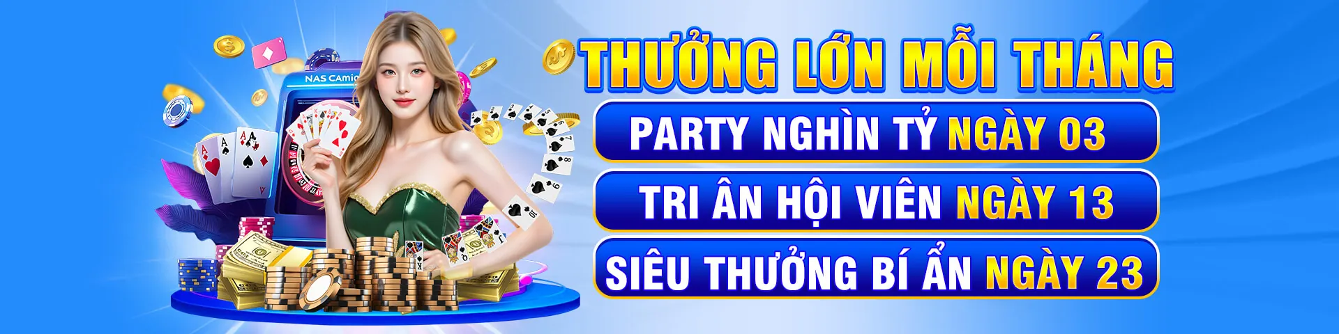 Giao diện sảnh casino trực tuyến Gamvip 2026 với các trò chơi đa dạng